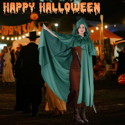 "Mysterious Medieval Hooded Cape (Featuring Hidden Arm Holes)"