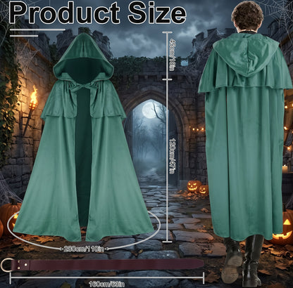 "Mysterious Medieval Hooded Cape (Featuring Hidden Arm Holes)"