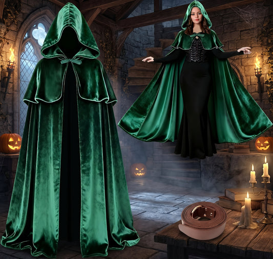 "Mysterious Medieval Hooded Cape (Featuring Hidden Arm Holes)"