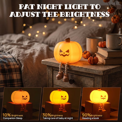 🎃"The Ultimate👻Spooky Glowing💡Pumpkin📜 Night Light ✨(Official Decor!)"🦇