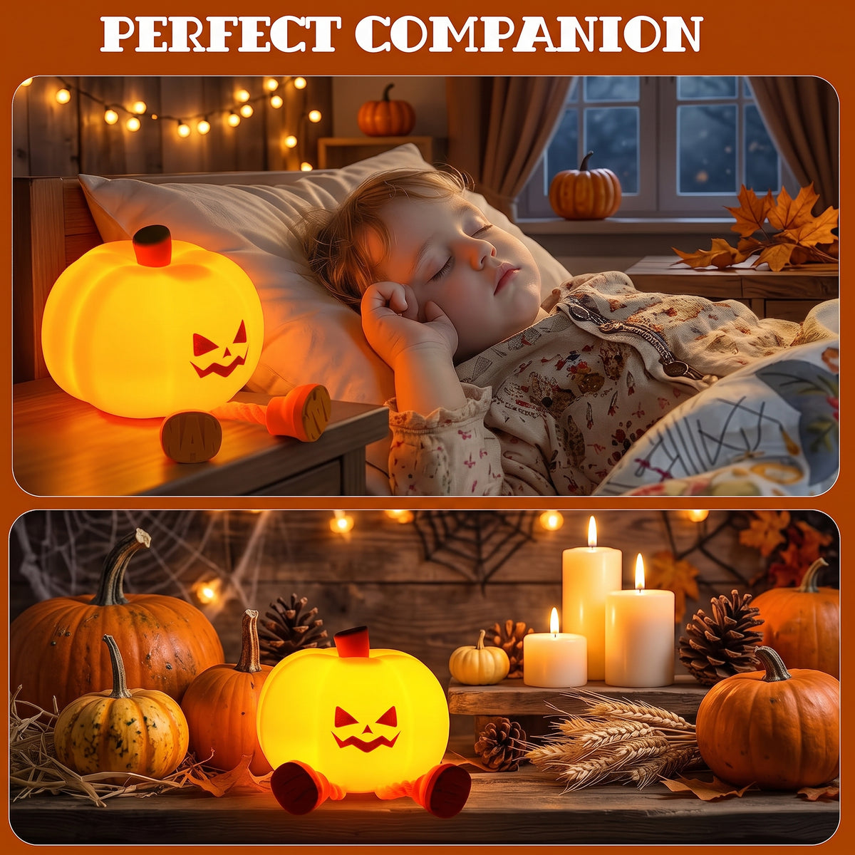 🎃"The Ultimate👻Spooky Glowing💡Pumpkin📜 Night Light ✨(Official Decor!)"🦇