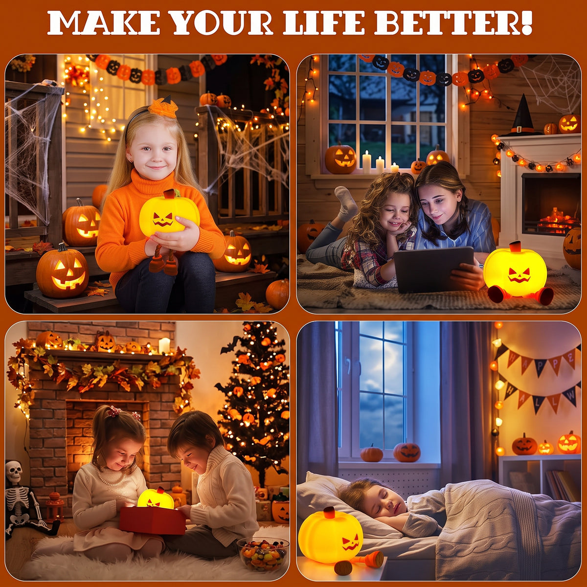🎃"The Ultimate👻Spooky Glowing💡Pumpkin📜 Night Light ✨(Official Decor!)"🦇