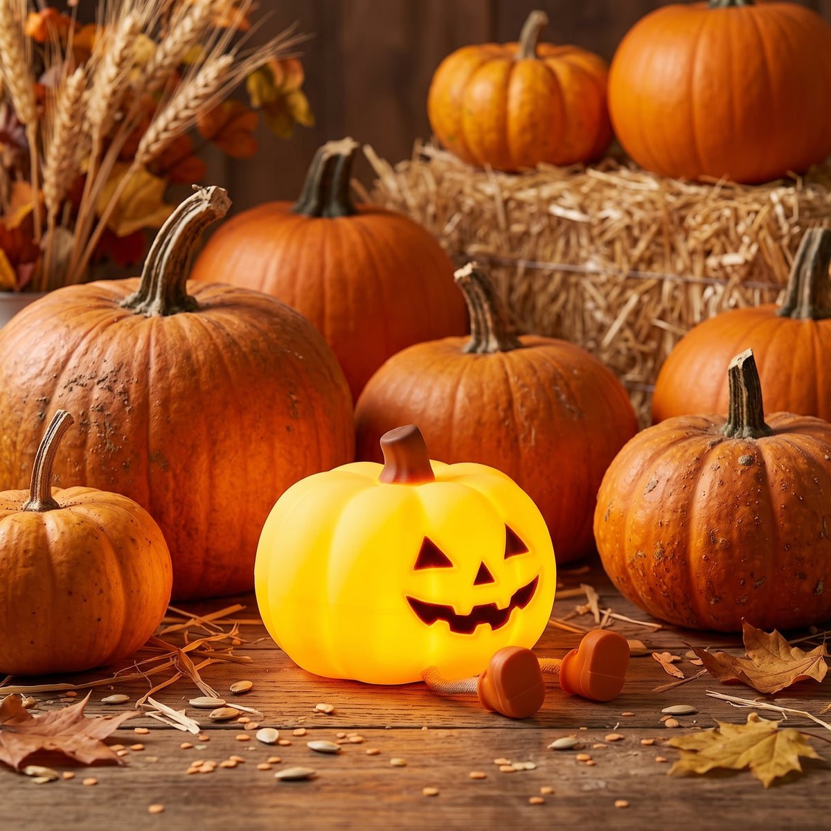 🎃"The Ultimate👻Spooky Glowing💡Pumpkin📜 Night Light ✨(Official Decor!)"🦇