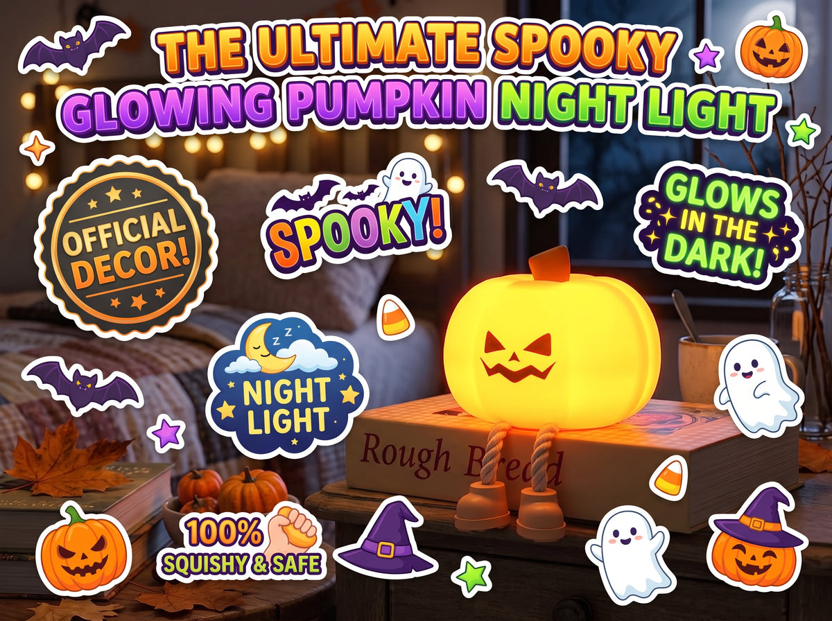 🎃"The Ultimate👻Spooky Glowing💡Pumpkin📜 Night Light ✨(Official Decor!)"🦇
