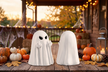 Spookify Your Porch: Cute Resin Ghost Figurine