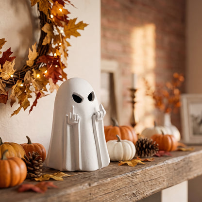 Spookify Your Porch: Cute Resin Ghost Figurine