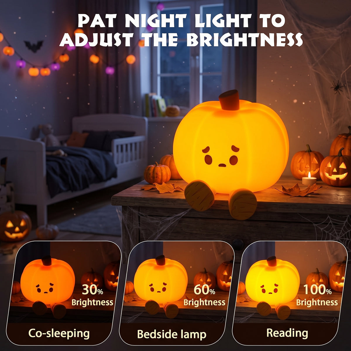 🎃 Spooktacular Glow: Official Pumpkin Night Light!
