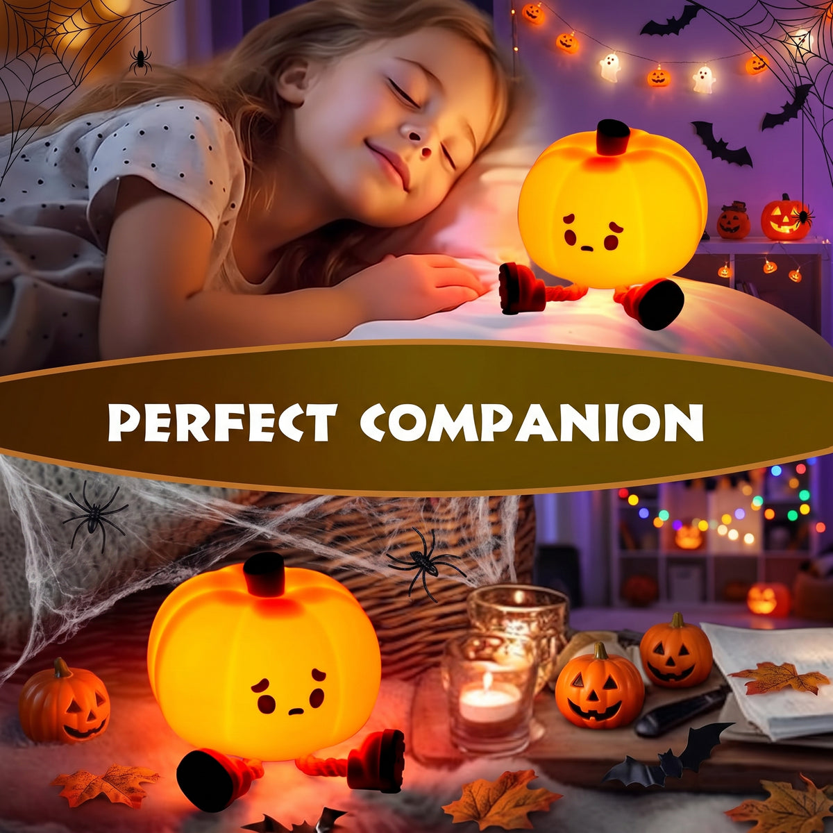🎃 Spooktacular Glow: Official Pumpkin Night Light!