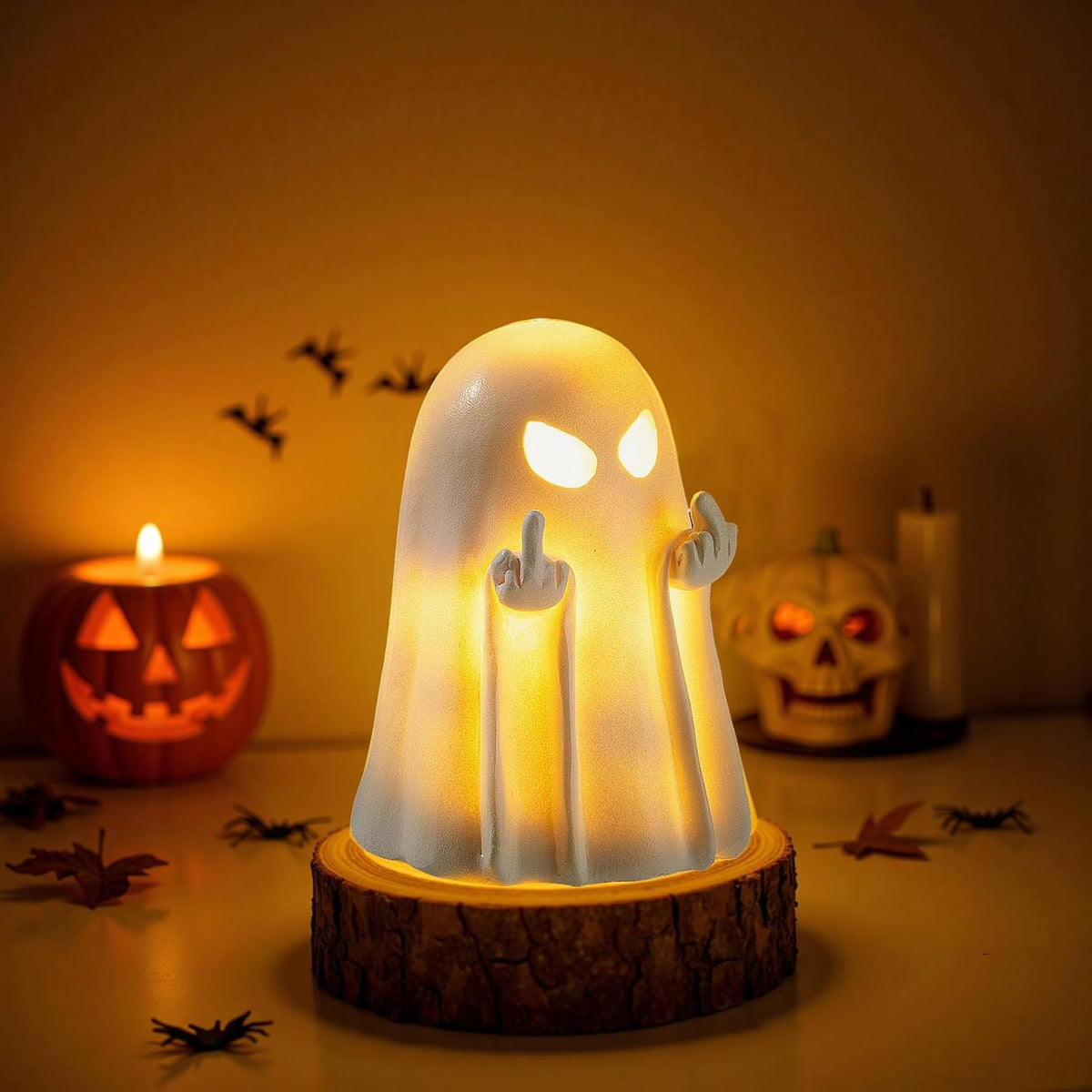 Spookify Your Porch: Cute Resin Ghost Figurine